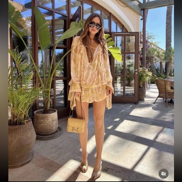 ZARA PRINTED SHORT DRESS ZW COLLECTION - Picture 4 of 17